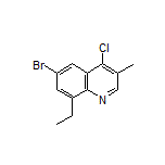 6-Bromo-4-chloro-8-ethyl-3-methylquinoline