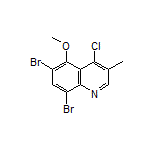 6,8-Dibromo-4-chloro-5-methoxy-3-methylquinoline