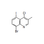 8-Bromo-4-chloro-5-iodo-3-methylquinoline