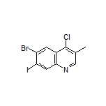 6-Bromo-4-chloro-7-iodo-3-methylquinoline