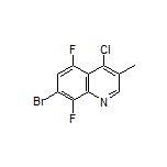 7-Bromo-4-chloro-5,8-difluoro-3-methylquinoline