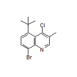 8-Bromo-5-(tert-butyl)-4-chloro-3-methylquinoline