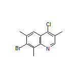 7-Bromo-4-chloro-3,6,8-trimethylquinoline