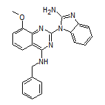 2-(2-Amino-1-benzimidazolyl)-N-benzyl-8-methoxyquinazolin-4-amine