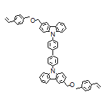 4,4’-Bis[3-[[(4-vinylbenzyl)oxy]methyl]-9H-carbazol-9-yl]-1,1’-biphenyl