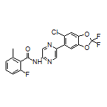 N-[5-(6-Chloro-2,2-difluorobenzo[d][1,3]dioxol-5-yl)-2-pyrazinyl]-2-fluoro-6-methylbenzamide