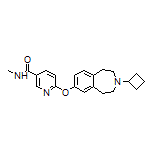 6-[(3-Cyclobutyl-2,3,4,5-tetrahydro-1H-benzo[d]azepin-7-yl)oxy]-N-methylnicotinamide