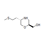 [(2S,5S)-5-[2-(Methylthio)ethyl]morpholin-2-yl]methanol