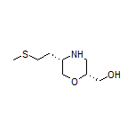 [(2R,5S)-5-[2-(Methylthio)ethyl]morpholin-2-yl]methanol