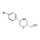 [(2R,5S)-5-(4-Bromophenyl)morpholin-2-yl]methanol