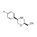 [(2S,5R)-5-(4-fluorophenyl)morpholin-2-yl]methanol