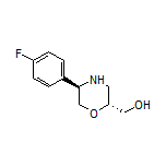 [(2R,5R)-5-(4-Fluorophenyl)morpholin-2-yl]methanol