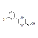 [(2S,5S)-5-(3-Chlorophenyl)morpholin-2-yl]methanol