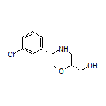 [(2R,5S)-5-(3-Chlorophenyl)morpholin-2-yl]methanol