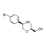 [(2S,5R)-5-(4-Bromophenyl)morpholin-2-yl]methanol