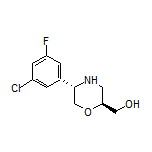 [(2S,5S)-5-(3-Chloro-5-fluorophenyl)morpholin-2-yl]methanol