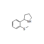 2-[2-(Methylthio)phenyl]pyrrolidine