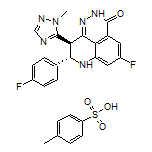 (8S,9R)-5-Fluoro-8-(4-fluorophenyl)-9-(1-methyl-1H-1,2,4-triazol-5-yl)-8,9-dihydro-2H-pyrido[4,3,2-de]phthalazin-3(7H)-one Tosylate