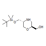 [(2S,5R)-5-[[(tert-Butyldimethylsilyl)oxy]methyl]morpholin-2-yl]methanol