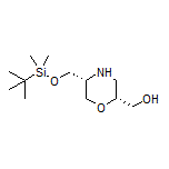 [(2R,5R)-5-[[(tert-Butyldimethylsilyl)oxy]methyl]morpholin-2-yl]methanol