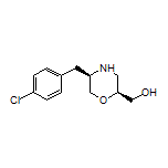 [(2S,5R)-5-(4-Chlorobenzyl)morpholin-2-yl]methanol