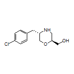 [(2S,5S)-5-(4-Chlorobenzyl)morpholin-2-yl]methanol