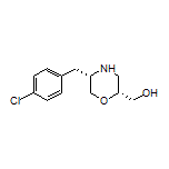 [(2R,5S)-5-(4-Chlorobenzyl)morpholin-2-yl]methanol