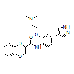 N-[2-[2-(Dimethylamino)ethoxy]-4-(4-pyrazolyl)phenyl]-2,3-dihydrobenzo[b][1,4]dioxine-2-carboxamide