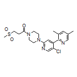 1-[4-(5’-Chloro-3,5-dimethyl-[2,4’-bipyridin]-2’-yl)-1-piperazinyl]-3-(methylsulfonyl)-1-propanone