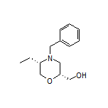 [(2R,5S)-4-Benzyl-5-ethylmorpholin-2-yl]methanol