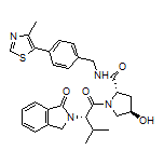(2S,4R)-4-Hydroxy-1-[(S)-3-methyl-2-(1-oxo-2-isoindolinyl)butanoyl]-N-[4-(4-methyl-5-thiazolyl)benzyl]pyrrolidine-2-carboxamide