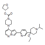 Tetrahydrofuran-3-yl (R)-4-[6-[5-(4-Ethoxy-1-isopropyl-4-piperidyl)-2-pyridyl]pyrrolo[1,2-b]pyridazin-4-yl]piperazine-1-carboxylate