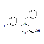 [(2S,5S)-4-Benzyl-5-(3-fluorophenyl)morpholin-2-yl]methanol