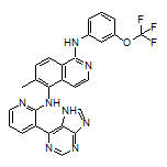 N5-[3-(7H-Purin-6-yl)-2-pyridyl]-6-methyl-N1-[3-(trifluoromethoxy)phenyl]isoquinoline-1,5-diamine