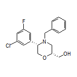 [(2R,5S)-4-Benzyl-5-(3-chloro-5-fluorophenyl)morpholin-2-yl]methanol