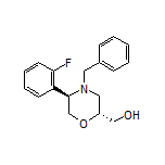 [(2R,5R)-4-Benzyl-5-(2-fluorophenyl)morpholin-2-yl]methanol