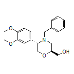 [(2S,5S)-4-Benzyl-5-(3,4-dimethoxyphenyl)morpholin-2-yl]methanol