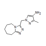 4-Amino-3-methyl-1-[(6,7,8,9-tetrahydro-5H-[1,2,4]triazolo[4,3-a]azepin-3-yl)methyl]pyrazole