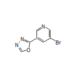 2-(5-Bromo-3-pyridyl)-1,3,4-oxadiazole