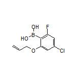 2-(Allyloxy)-4-chloro-6-fluorophenylboronic Acid