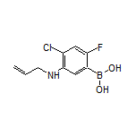 5-(Allylamino)-4-chloro-2-fluorophenylboronic Acid