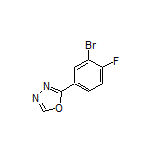 2-(3-Bromo-4-fluorophenyl)-1,3,4-oxadiazole