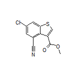 Methyl 6-Chloro-4-cyanobenzo[b]thiophene-3-carboxylate