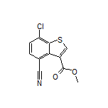 Methyl 7-Chloro-4-cyanobenzo[b]thiophene-3-carboxylate