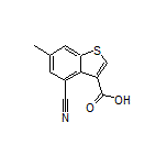 4-Cyano-6-methylbenzo[b]thiophene-3-carboxylic Acid