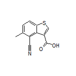 4-Cyano-5-methylbenzo[b]thiophene-3-carboxylic Acid