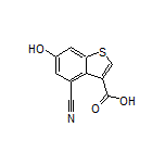 4-Cyano-6-hydroxybenzo[b]thiophene-3-carboxylic Acid