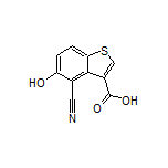 4-Cyano-5-hydroxybenzo[b]thiophene-3-carboxylic Acid