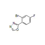 2-(2-Bromo-4-fluorophenyl)-1,3,4-oxadiazole