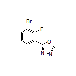 2-(3-Bromo-2-fluorophenyl)-1,3,4-oxadiazole